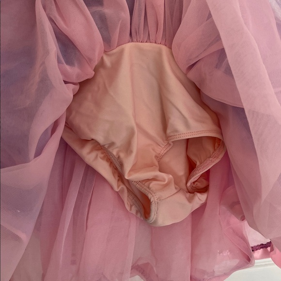 Weissman Pink and Cream Dance Costume - Picture 3 of 6